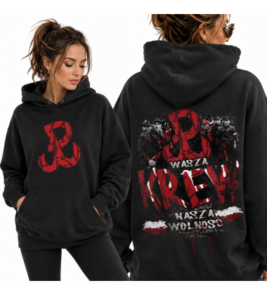 Damska bluza z kapturem WASZA KREW